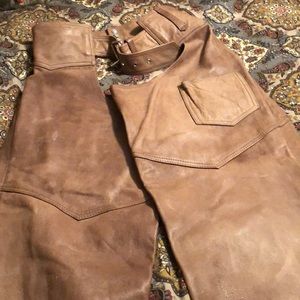 Hudson genuine leather chaps.